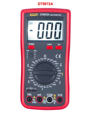 2M 2 Voltagem DT9972A Multiméter digital portátil